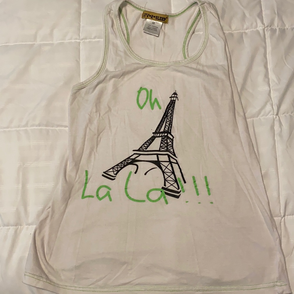 Sleep tank top